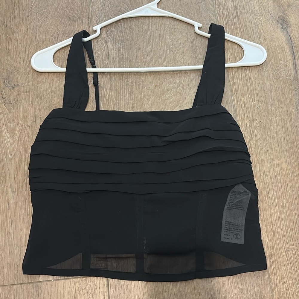 Abercrombie & Fitch Black Layered Blouse